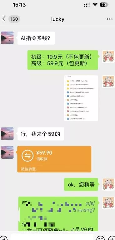 卖AI指令,1份19.9元,1天能卖30份?轻松收益597元?